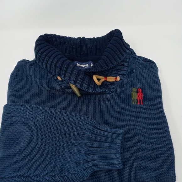 Desigual Heavy Knit 100 % Cotton Sweater - Picture 7 of 7